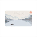 Daybreak — Minimalist Japanese Ink-Wash Desk Mat