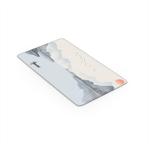 Daybreak — Minimalist Japanese Ink-Wash Desk Mat