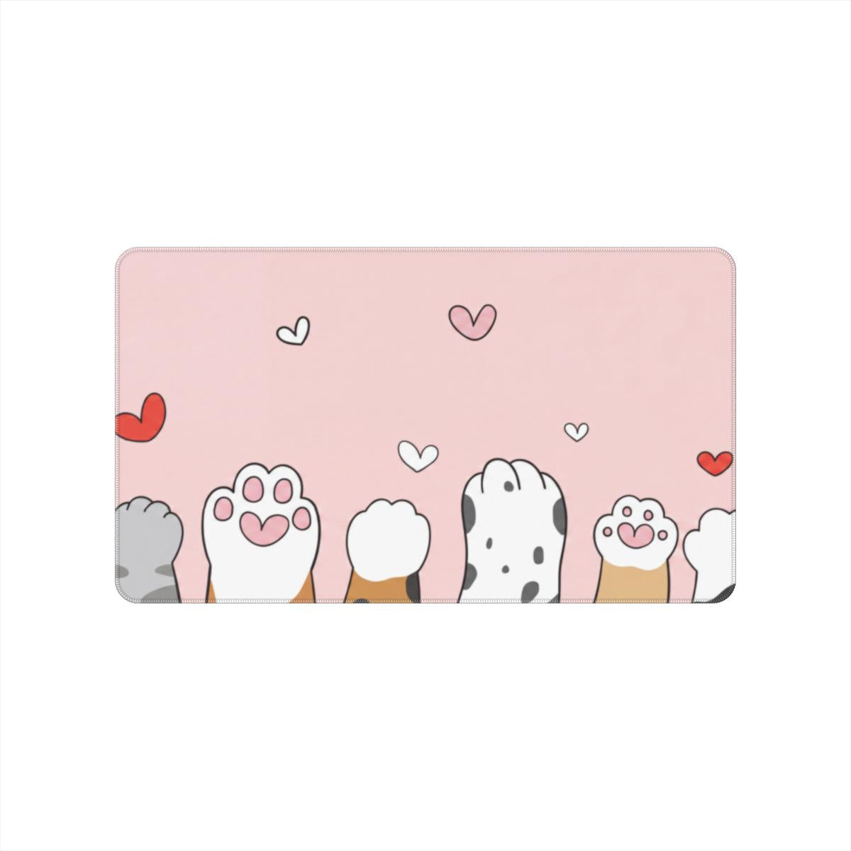 Paws Up — Cute Kawaii Cat Paws Desk Mat