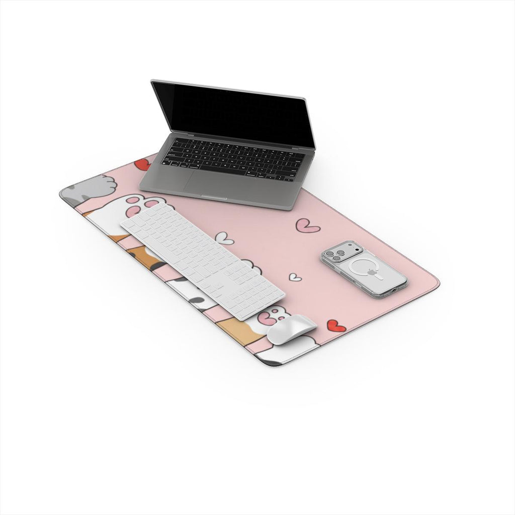 Paws Up — Cute Kawaii Cat Paws Desk Mat