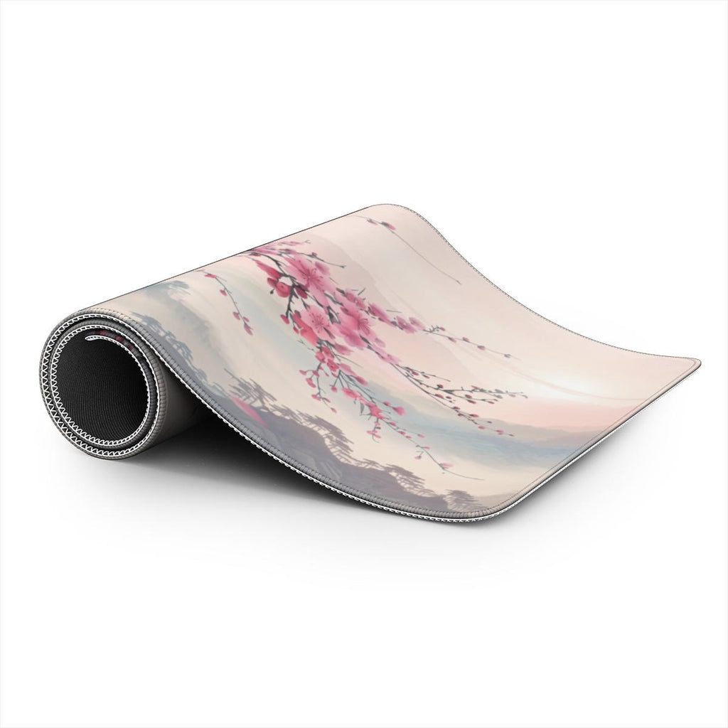 First Light — Japanese Cherry Blossom Desk Mat