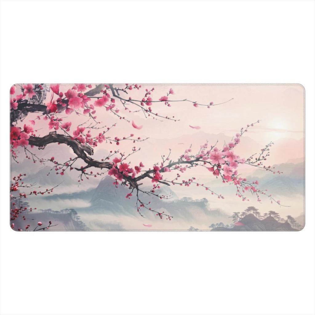 First Light — Japanese Cherry Blossom Desk Mat