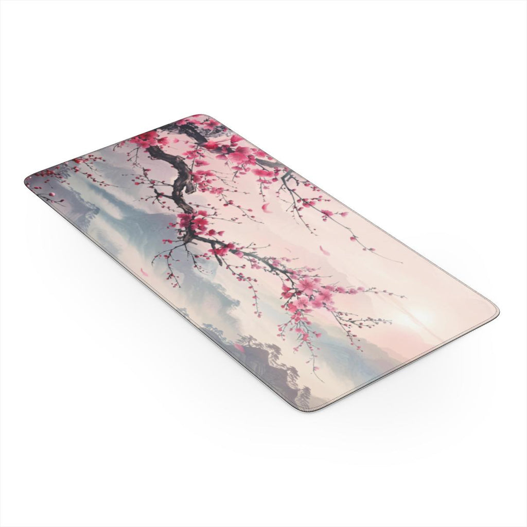 First Light — Japanese Cherry Blossom Desk Mat