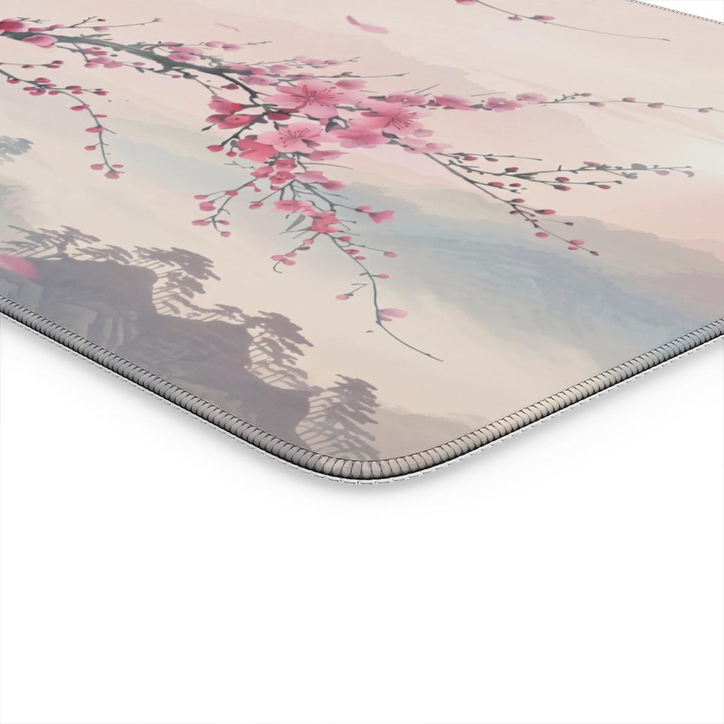First Light — Japanese Cherry Blossom Desk Mat