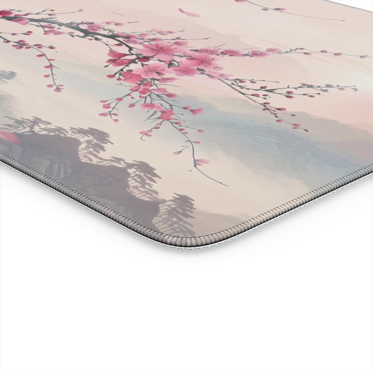 First Light — Japanese Cherry Blossom Desk Mat