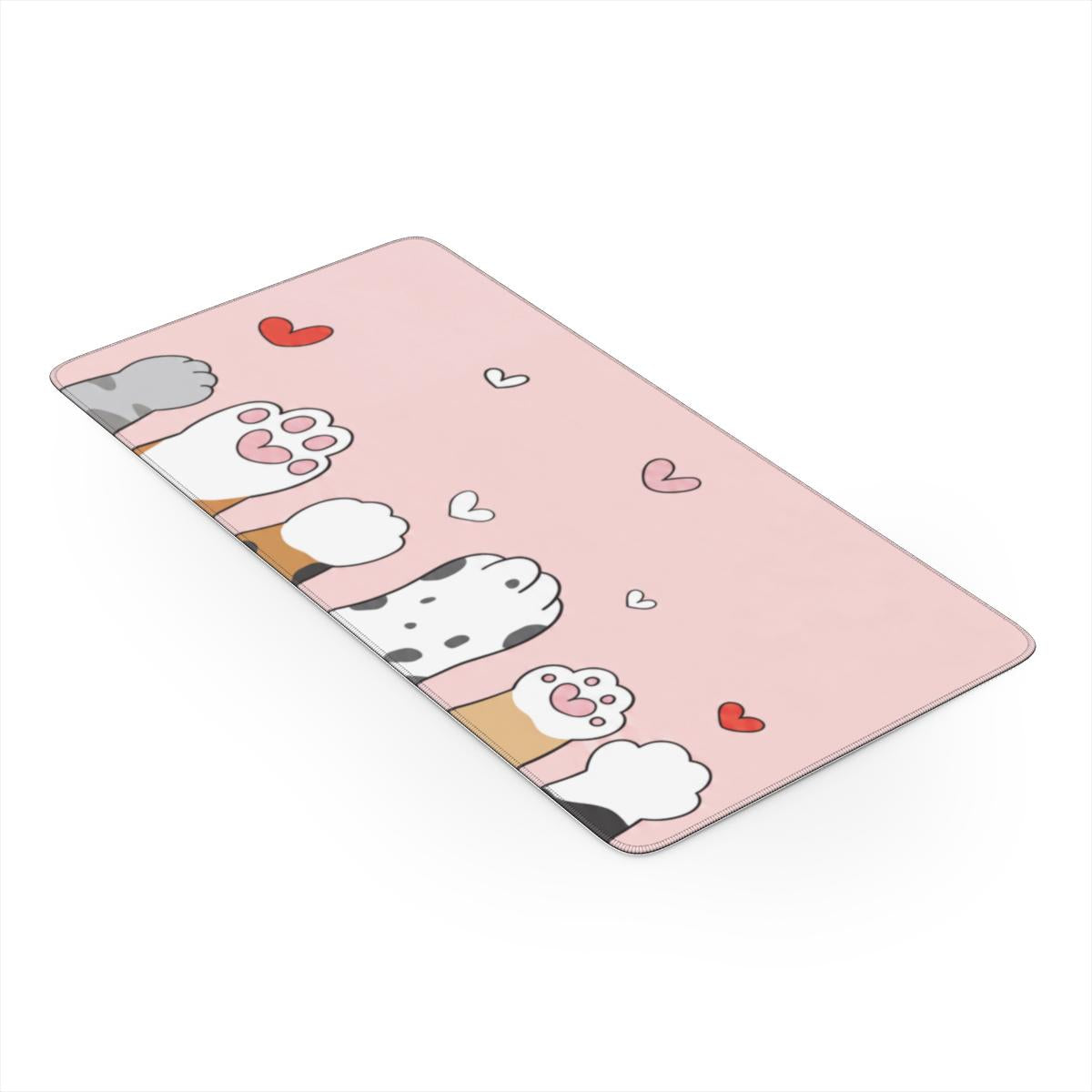 Paws Up — Cute Kawaii Cat Paws Desk Mat