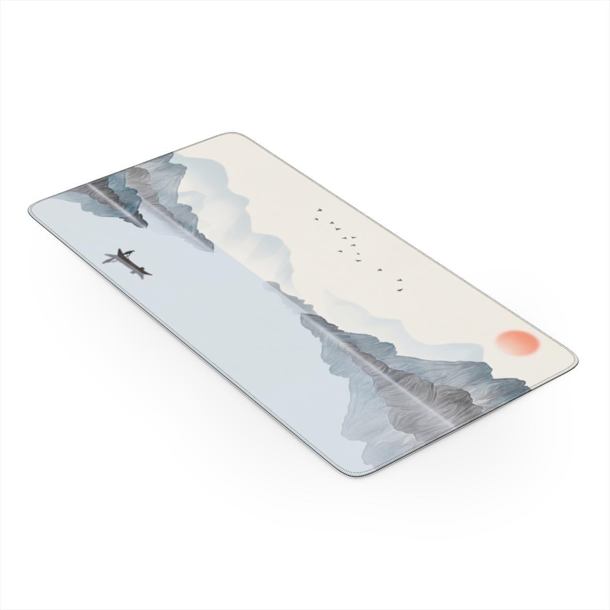 Daybreak — Minimalist Japanese Ink-Wash Desk Mat