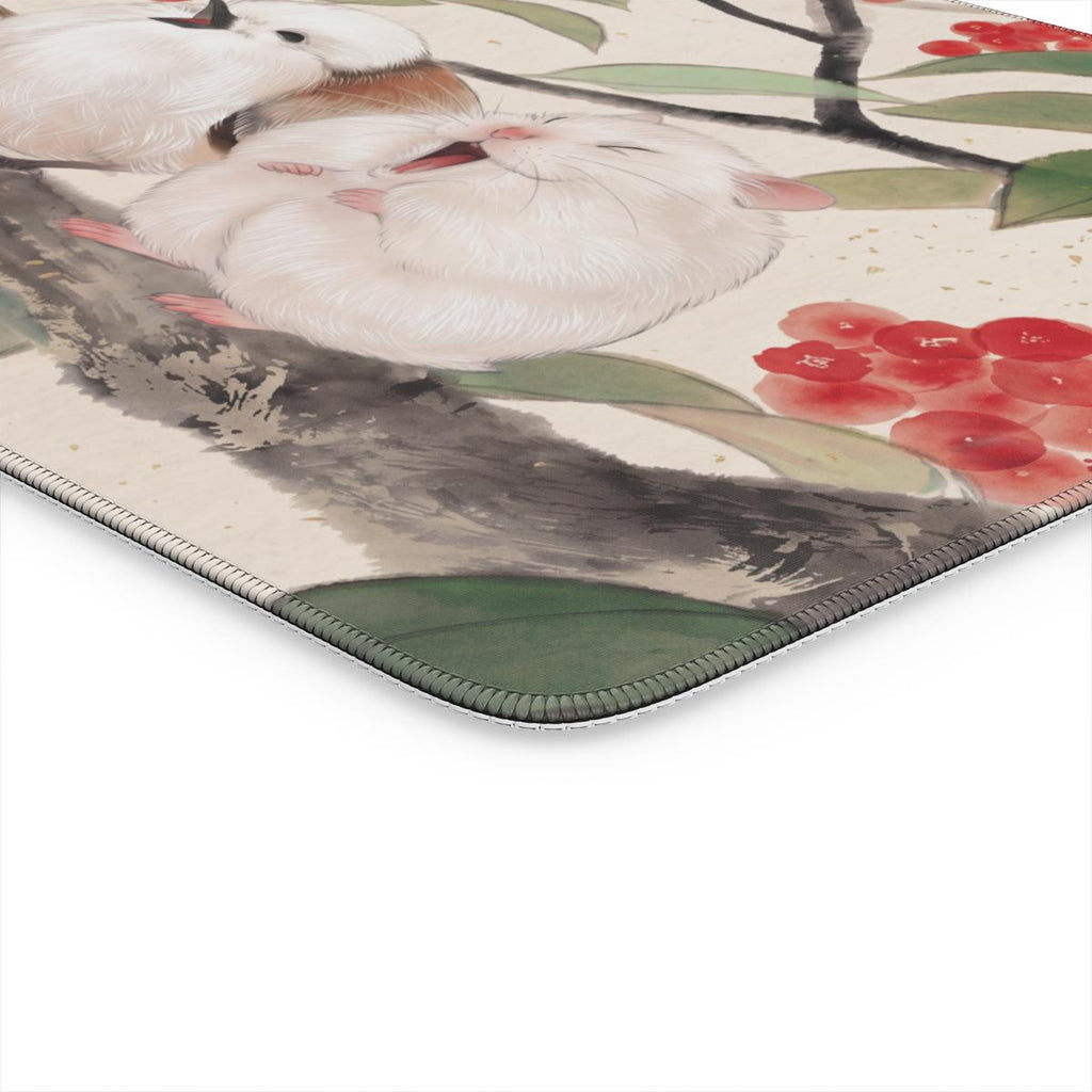 Good Company — Cute Bird & Hamster Desk Mat