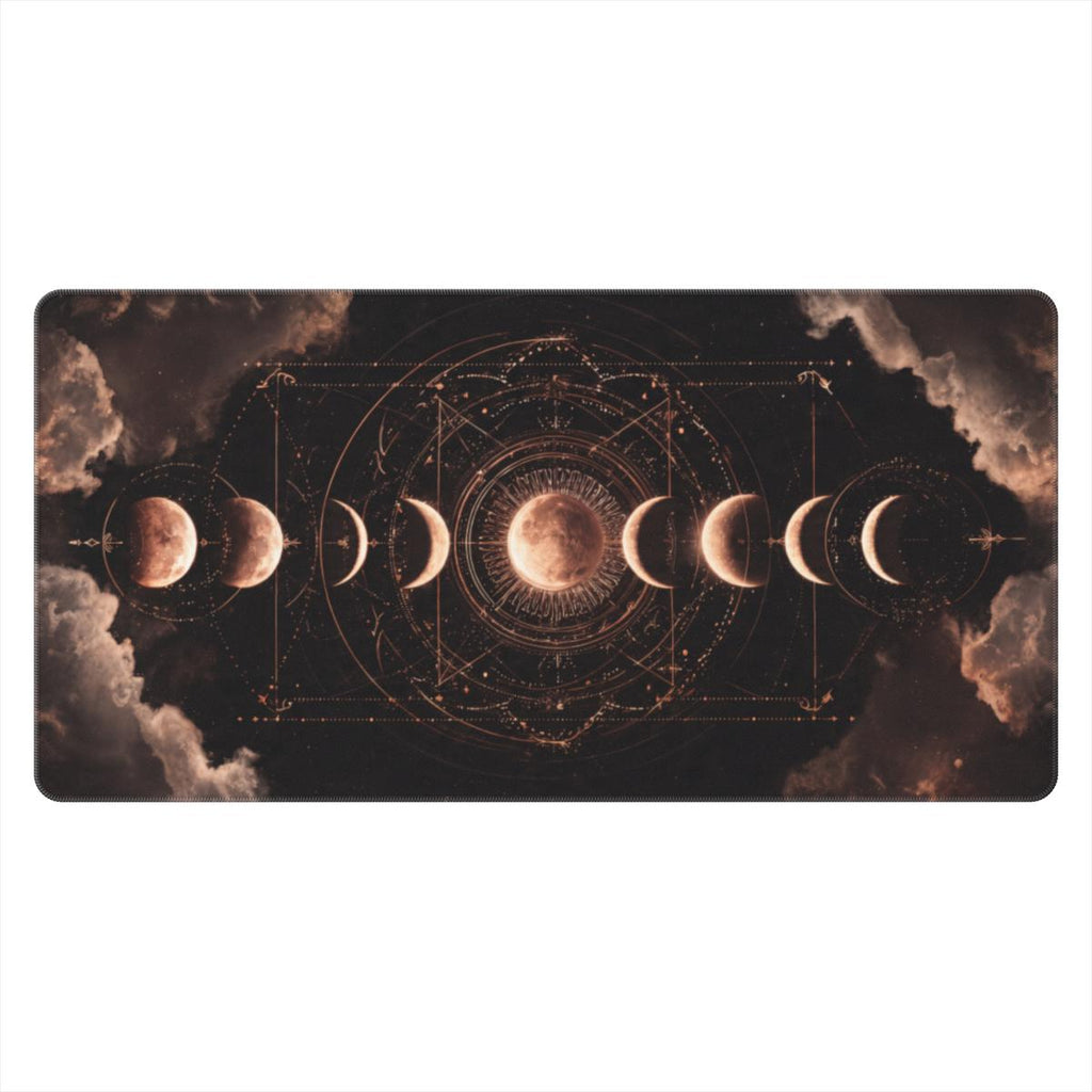 Moon Phases Celestial Astrology Desk Mat | Sumi Studio