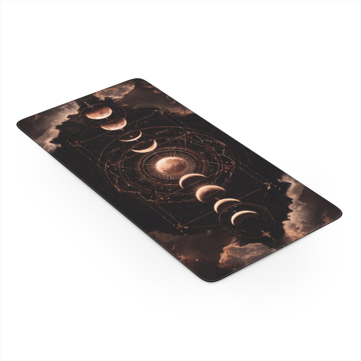 Moon Phases Celestial Astrology Desk Mat | Sumi Studio