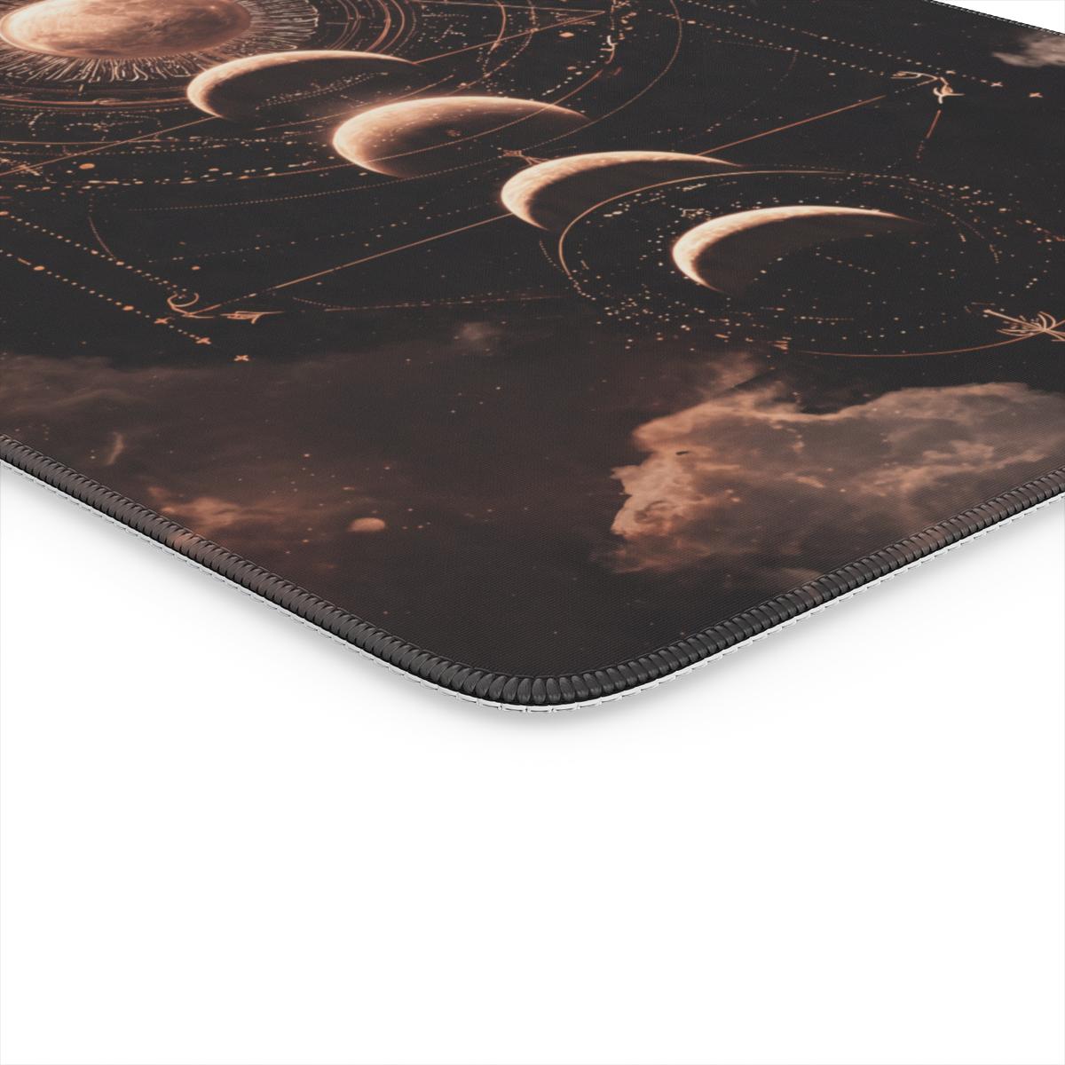 Moon Phases Celestial Astrology Desk Mat | Sumi Studio