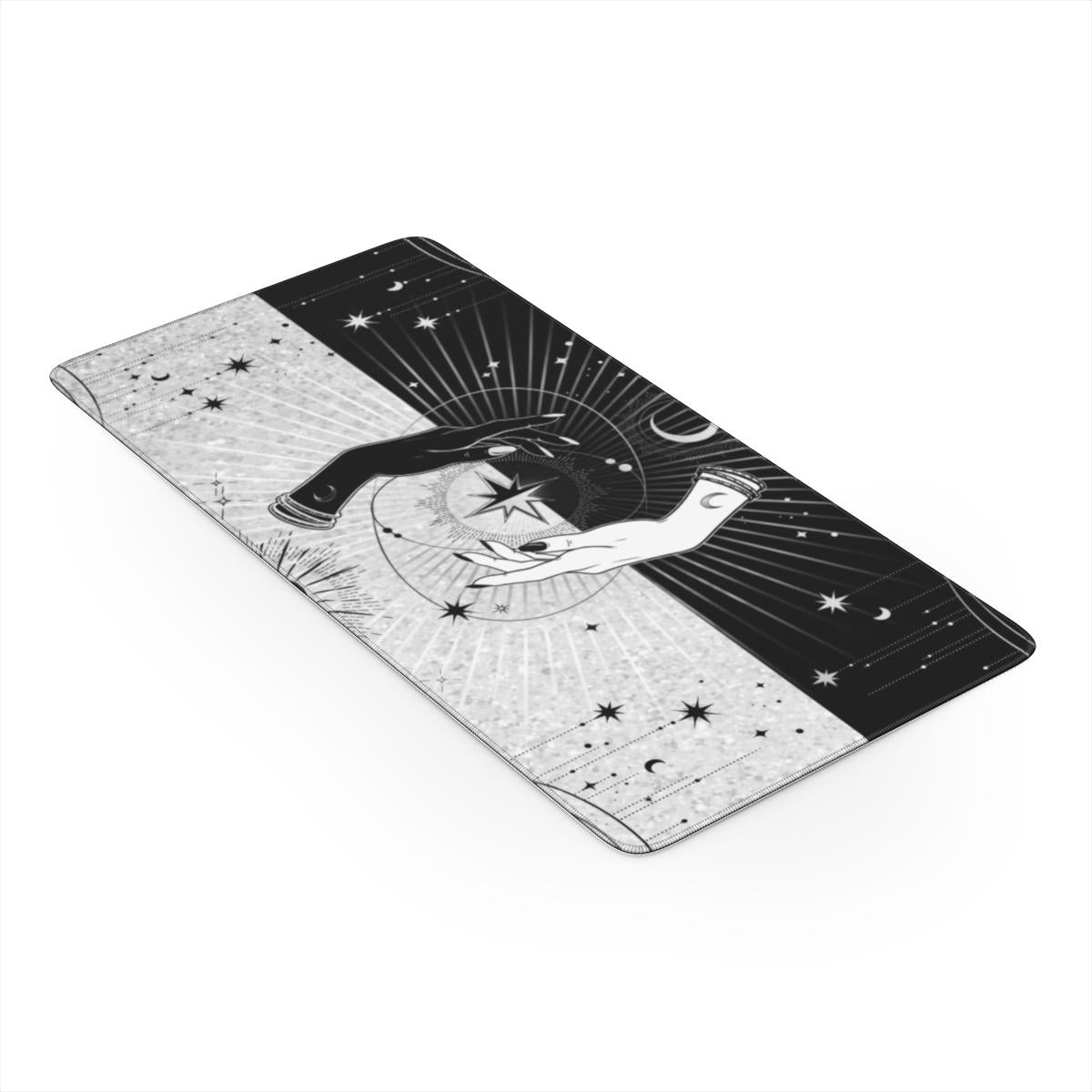 Celestial Hands Sun Moon Mystical Desk Mat | Sumi Studio