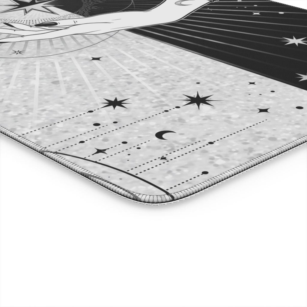Celestial Hands Sun Moon Mystical Desk Mat | Sumi Studio