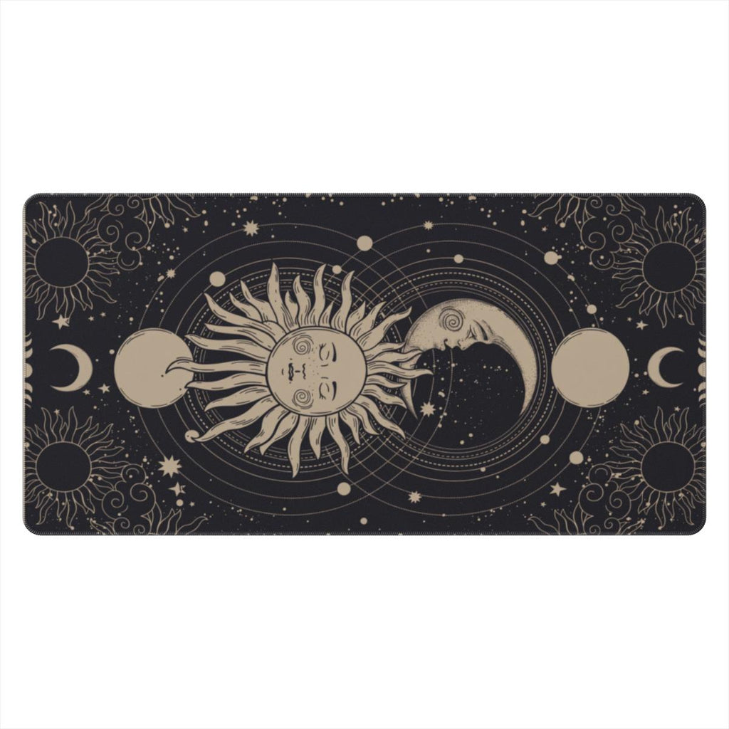 Sun Moon Celestial Tarot Desk Mat | Mystical | Sumi Studio