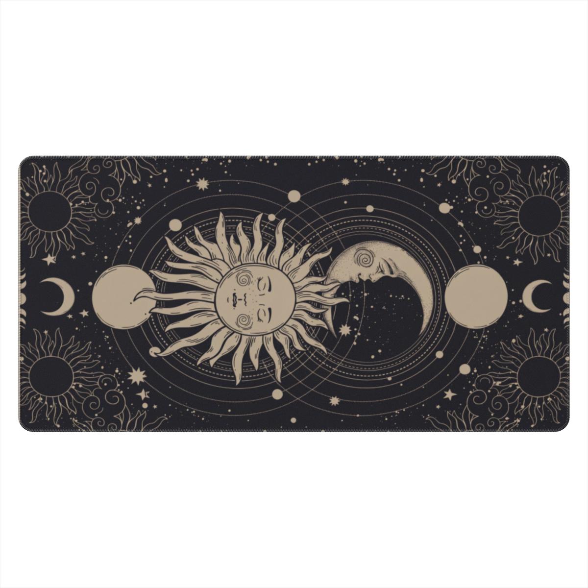 Sun Moon Celestial Tarot Desk Mat | Mystical | Sumi Studio