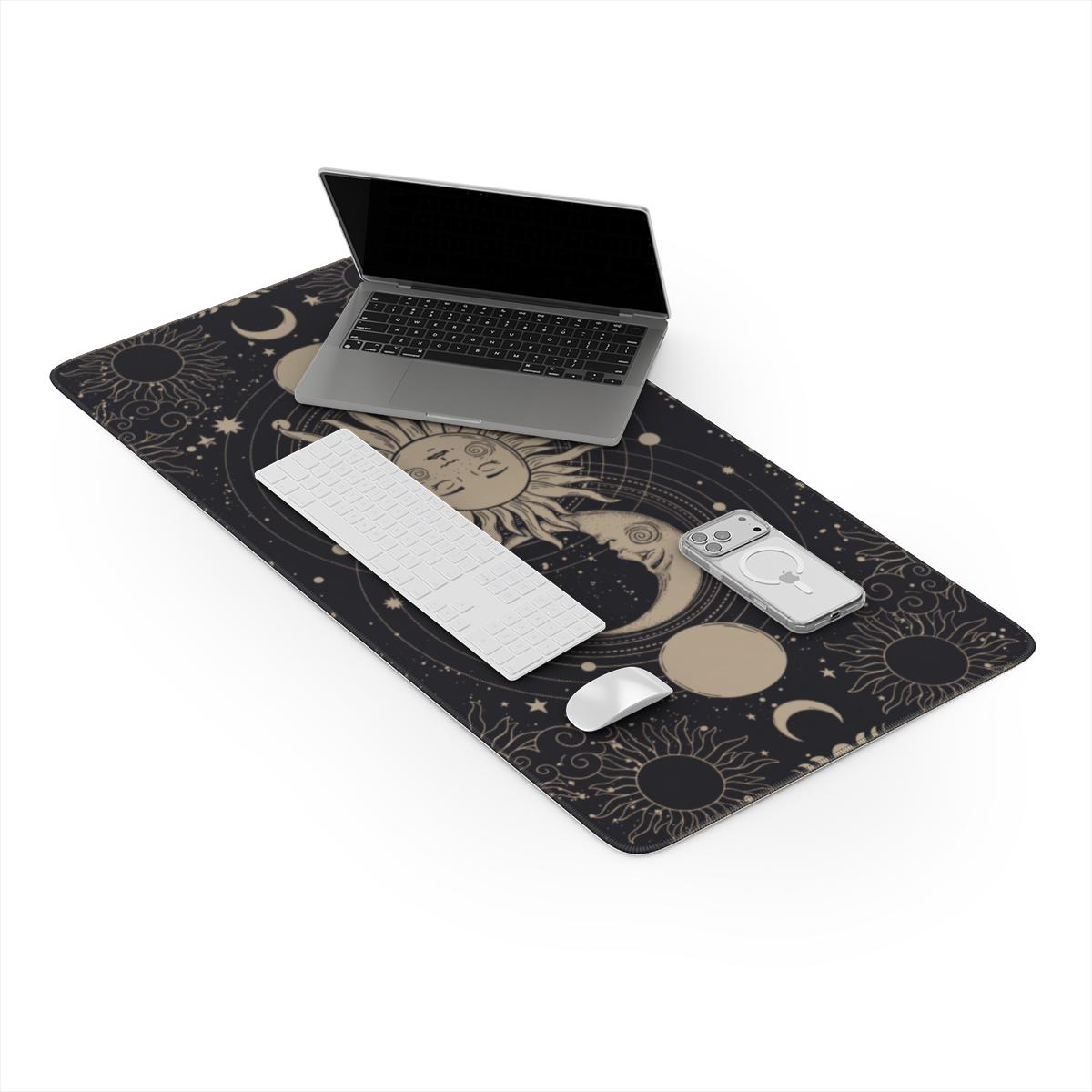 Sun Moon Celestial Tarot Desk Mat | Mystical | Sumi Studio