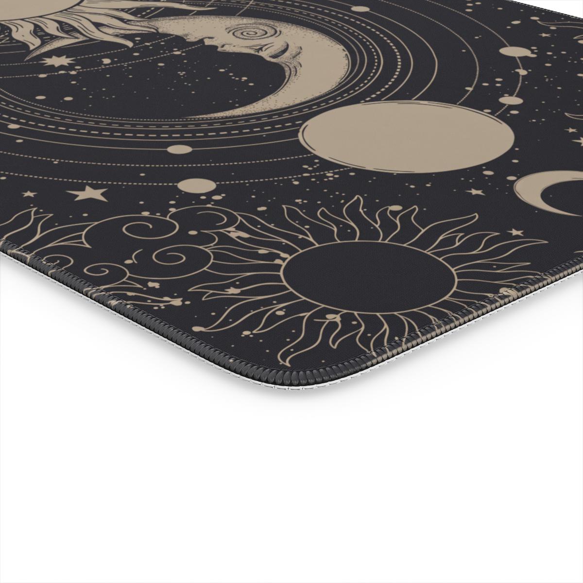 Sun Moon Celestial Tarot Desk Mat | Mystical | Sumi Studio