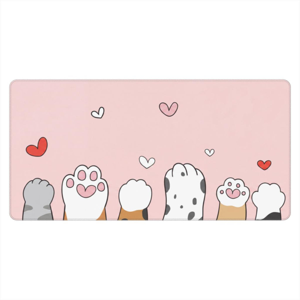 Paws Up — Cute Kawaii Cat Paws Desk Mat