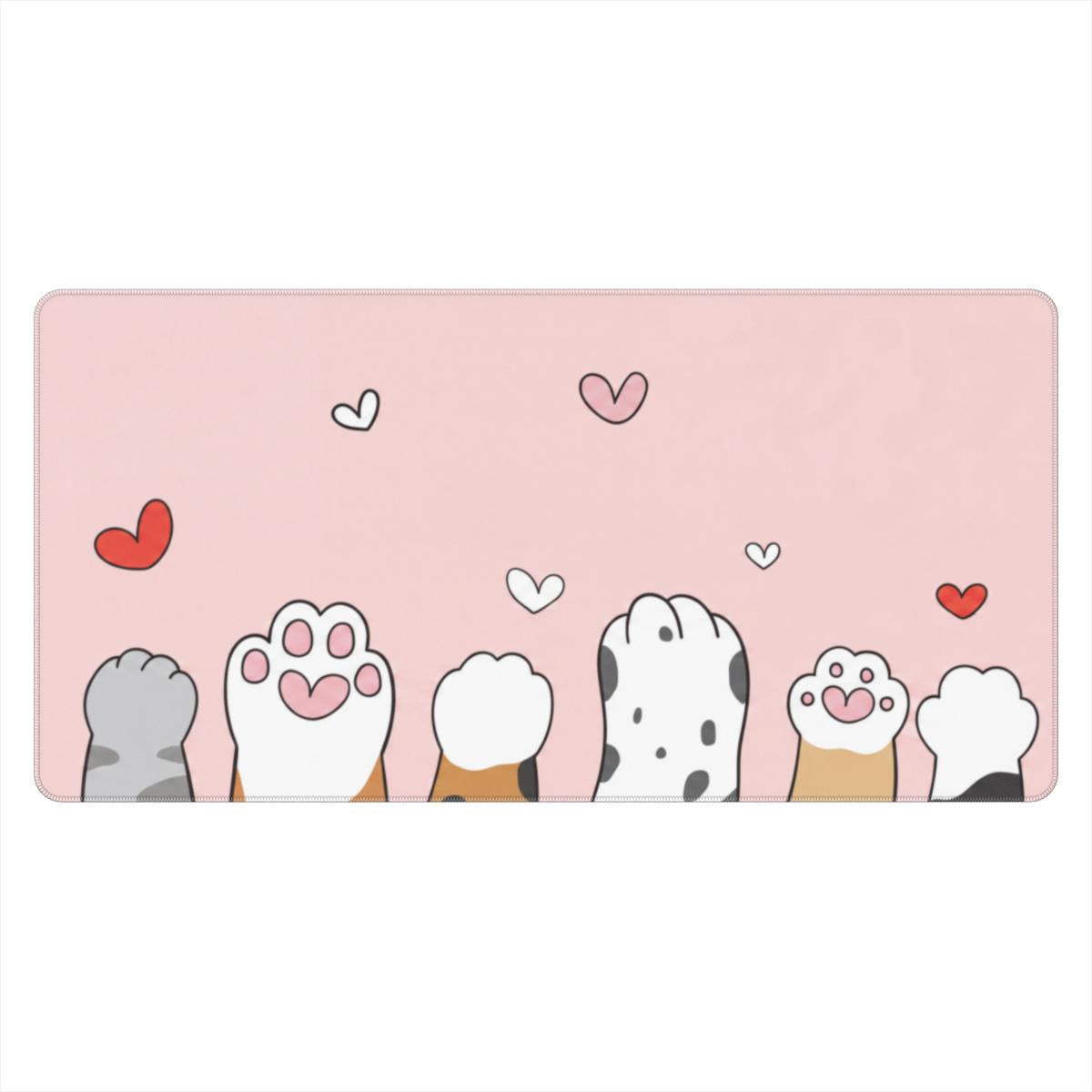 Paws Up — Cute Kawaii Cat Paws Desk Mat