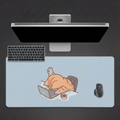 Out of Office — Funny Tired Cat Desk Mat